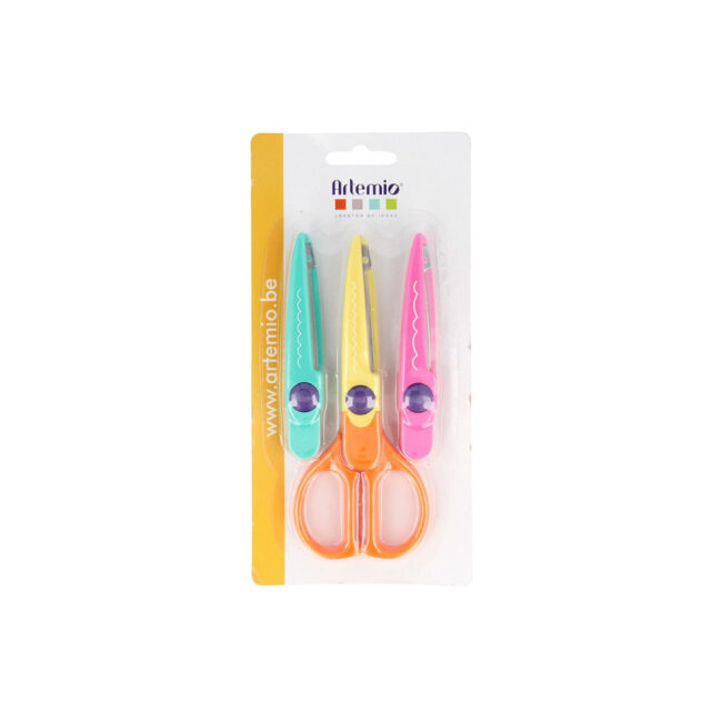 SET OF CRAFT SCISSORS WITH INTERCHANGEABLE BLADES