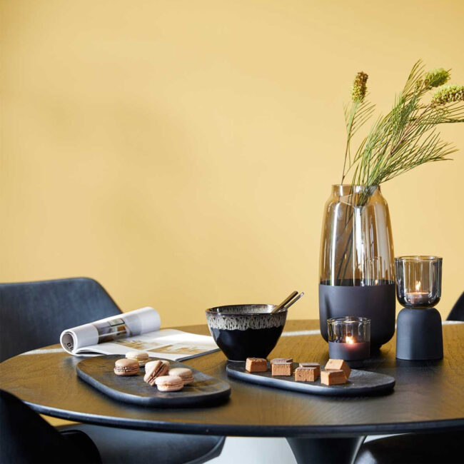 WOODEN PLATTER SAM BLACK LARGE 36X16X1.5CM - Image 3