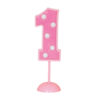 FLASHING DECORATION NUMBER 1 PINK