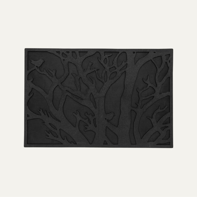 DOORMAT TREE BLACK 60X90X1.2CM