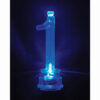 1 FLASHING CANDLEHOLDER NUMBER 1 & BIRTHDAY CANDLES 4PCS - Image 2