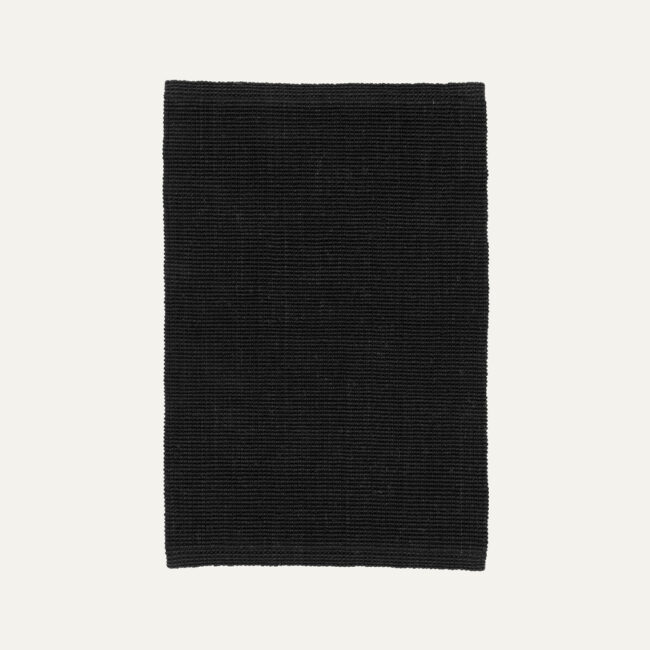 DOORMAT FIONA BLACK 60X90X0.8CM