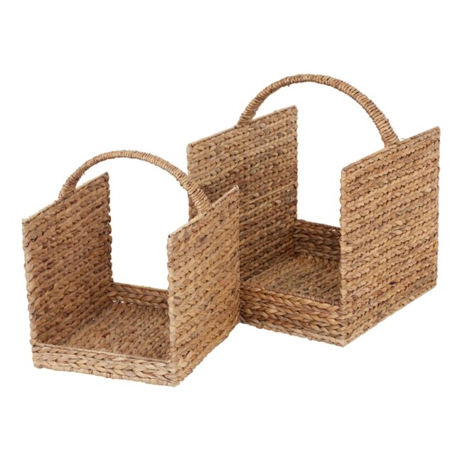 LOG BASKET LILY NATURAL