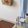 LARGE CYLINDER SEAGRASS-JUTE BASKETS EMIL WHITE - Image 2