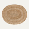 PLACEMAT ELIN OVAL NATURAL 45X35CM