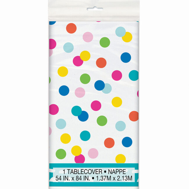 TABLECOVER CONFETTI DOTS 1.37X2.13M - Image 3