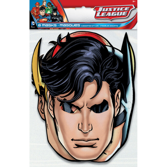 MASKS JUSTICE LEAGUE 8PCS - Image 3
