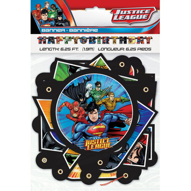 LARGE BANNER 'HAPPY BIRTHDAY' JUSTICE LEAGUE 1.9M - Image 3