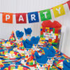BANNER BUILDING BLOCKS 'PARTY TIME' COLORFUL 1.82M - Image 3