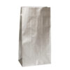 PAPER PARTY BAGS SILVER METALLIC 10PCS