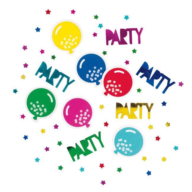 CONFETTI FOIL PARTY COLORFUL 34G - Image 4