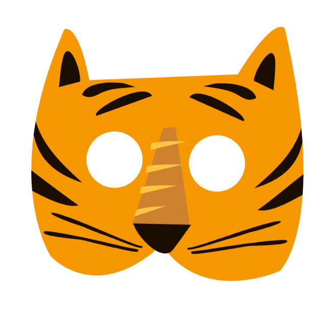 PAPER MASKS ANIMAL SAFARI 8PCS - Image 3