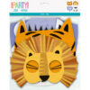 PAPER MASKS ANIMAL SAFARI 8PCS