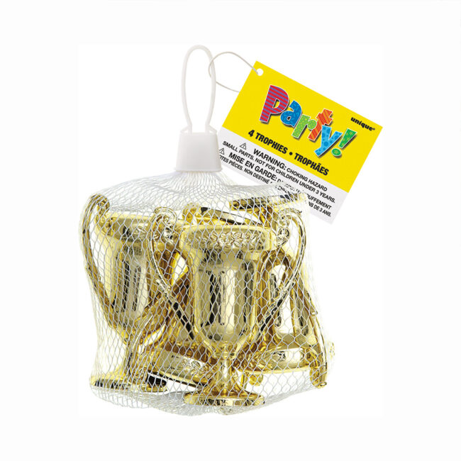 TROPHIES NET BAG PARTY 4PCS