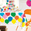 PLASTIC TABLECOVER COLORFUL BALLOON PARTY 137X213CM - Image 2