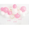 15 BALLOONS ARCH KIT 1ST BIRTHDAY PINK