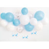 15 BALLOONS ARCH KIT 1ST BIRTHDAY BLUE & WHITE