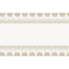 PLASTIC TABLECOVER HAPPY BIRTHDAY GOLD CONFETTI 1.37X2.13M - Image 2