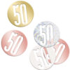 CONFETTI NUMBER 50 GLITTER ROSE GOLD 14G