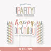 HAPPY BIRTHDAY CANDLE SET PASTEL - Image 2