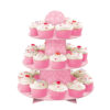CUPCAKE STAND PINK 29.8XH33.8CM - Image 2