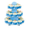 CUPCAKE STAND BABY BLUE 29.8XH33.8CM - Image 2