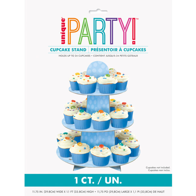 CUPCAKE STAND BABY BLUE 29.8XH33.8CM - Image 3
