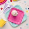 PARTY PLATES MINT 23CM 14PCS - Image 2