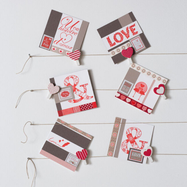 WOODEN STAMP LOVE 57X26MM - Image 3
