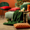 CUSHION COVER FINN CHILI PEPPER RED 45X45CM - Image 3