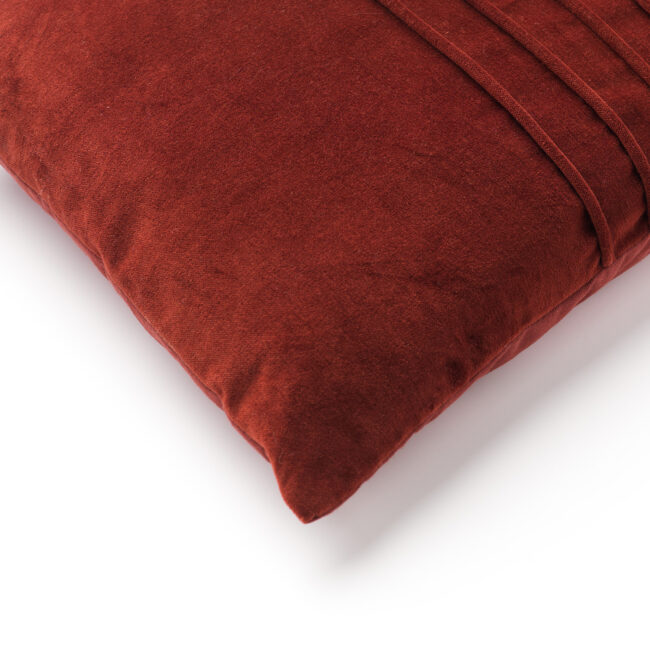 CUSHION COVER PAX VELVET MERLOT RED 40X60CM - Image 3