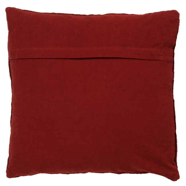 CUSHION COVER AMAR MERLOT RED 45X45CM - Image 2