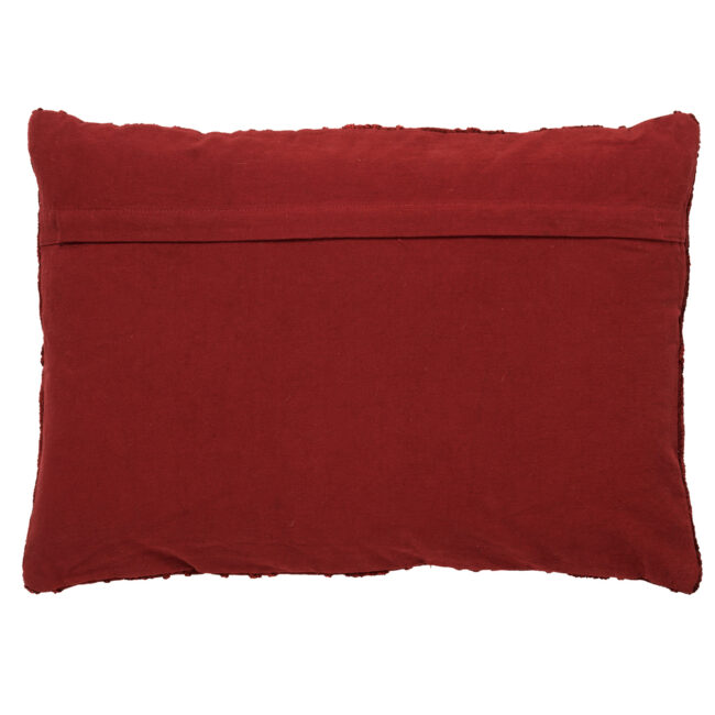 CUSHION COVER AMAR COTTON MERLOT RED 40X60CM - Image 2