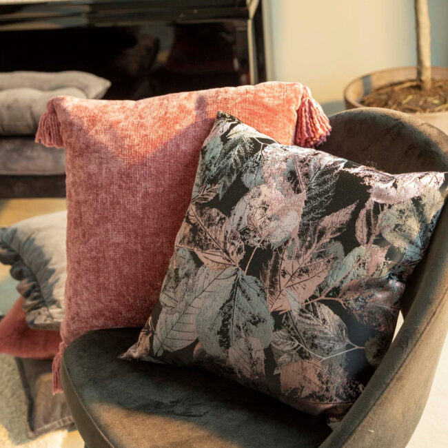 CUSHION COVER NINO COTTON DUSTY ROSE 45X45CM - Image 3
