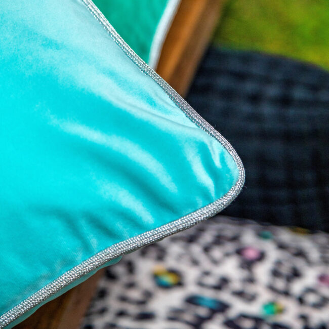 CUSHION COVER FINN ANTIGUA SAND BLUE 45X45CM - Image 3