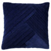CUSHION COVER GIDI COTTON VELVET INSIGNIA BLUE 45X45CM