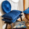 CUSHION COVER MARBLE INSIGNIA BLUE 45X45CM - Image 3