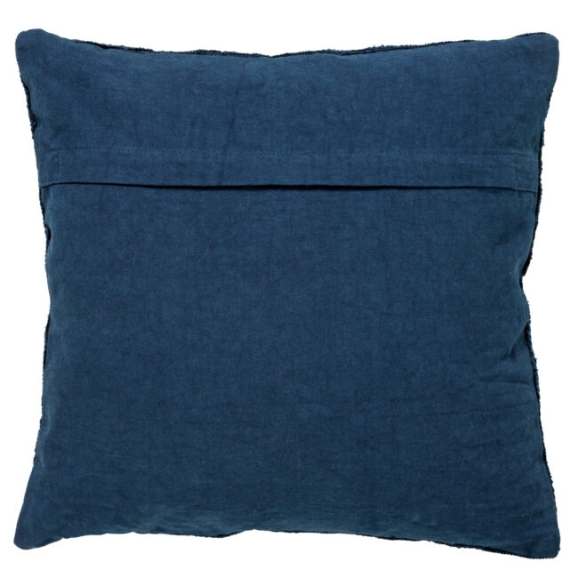 CUSHION COVER AMAR COTTON INSIGNIA BLUE 45X45CM - Image 2