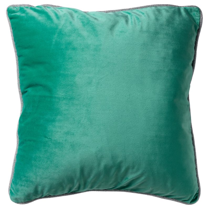 teal blue pillow