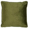 CUSHION COVER FINN VELVET CHIVE GREEN 45X45CM
