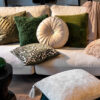 CUSHION COVER TWIG CHIVE GREEN 45X45CM - Image 3