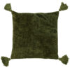 CUSHION COVER NINO COTTON CHIVE GREEN 45X45CM