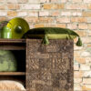 CUSHION COVER NINO COTTON CHIVE GREEN 45X45CM - Image 3