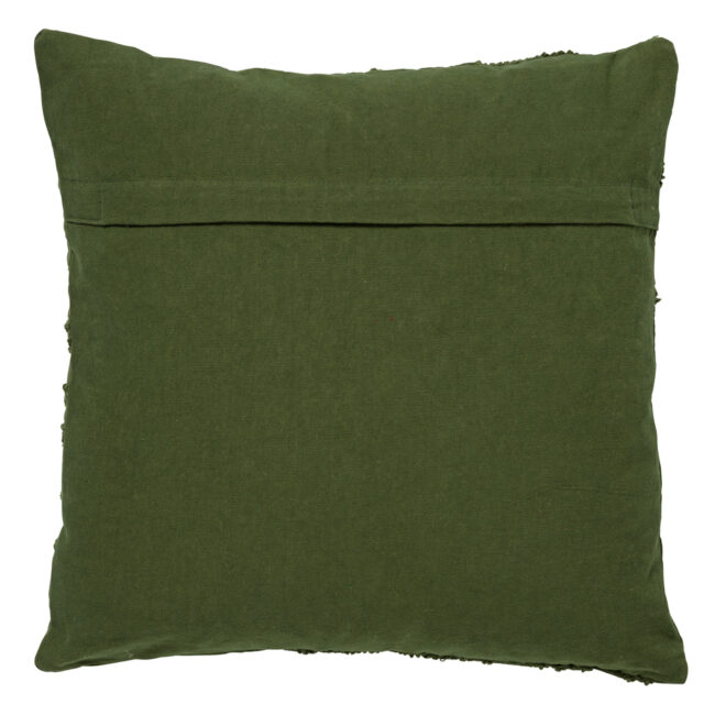 CUSHION COVER LEX COTTON CHIVE GREEN 45X45CM - Image 3