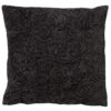CUSHION COVER AMAR COTTON RAVEN BLACK 45X45CM
