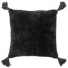 CUSHION COVER NINO COTTON RAVEN BLACK 45X45CM
