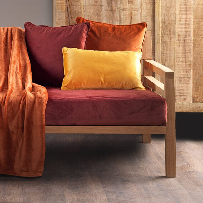 CUSHION COVER FINN POTTER'S CLAY ORANGE 45X45CM - Image 3