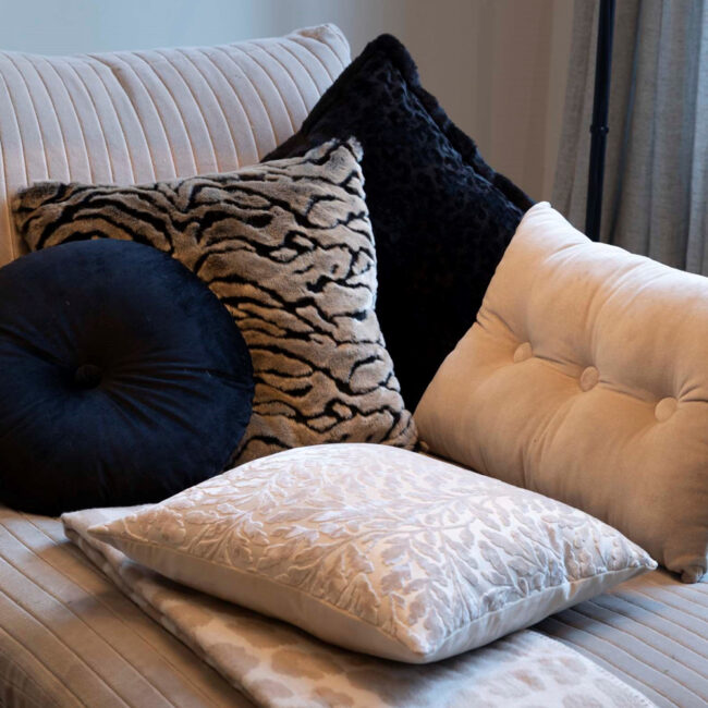 CUSHION COVER TWIG PUMICE STONE BEIGE 45X45CM - Image 3