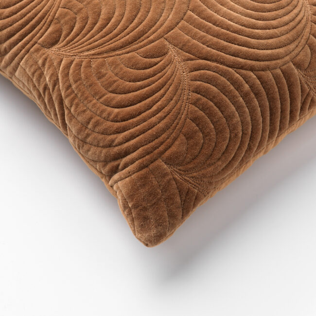 CUSHION COVER MOON TOBACCO BROWN 45X45CM - Image 3