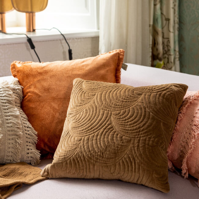 CUSHION COVER REBEL POTTER'S CLAY ORANGE 45X45CM - Image 3